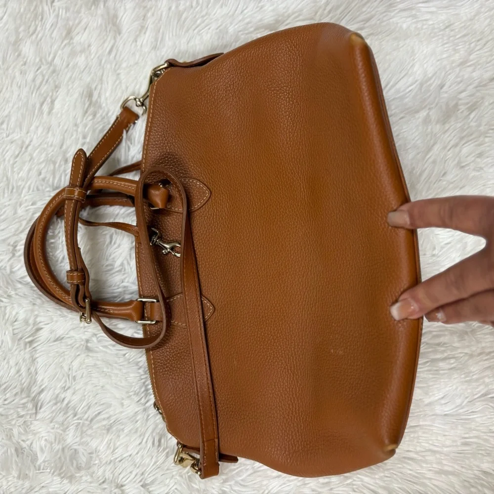 Dooney & Bourke Tan Leather Satchel